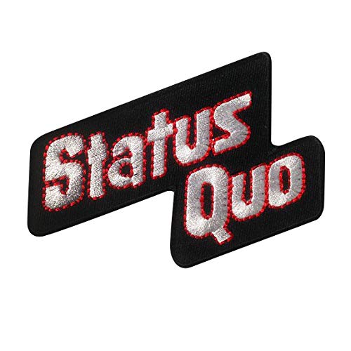 Status Quo ny Rock Aufnäher Besticktes Patch zum Aufbügeln Applique Souvenir Zubehör von LipaLipaNa