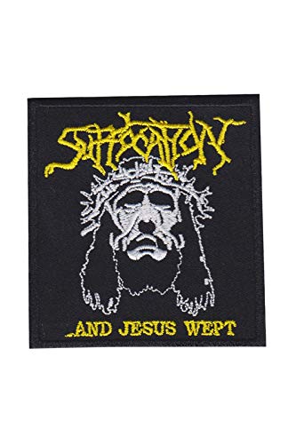 Suffocation And Jesus Wept Brutal Tech Aufnäher Besticktes Patch zum Aufbügeln Applique von LipaLipaNa