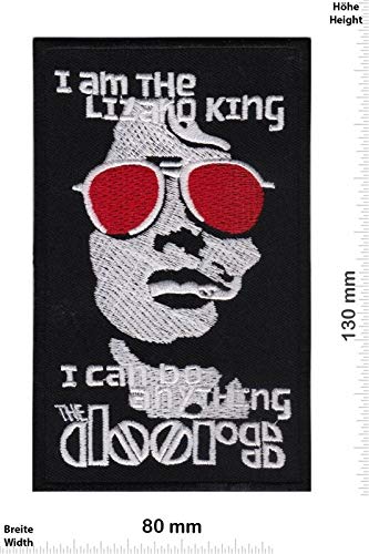 The Doors I Am Lizard King Hq Aufnäher Besticktes Patch zum Aufbügeln Applique von LipaLipaNa