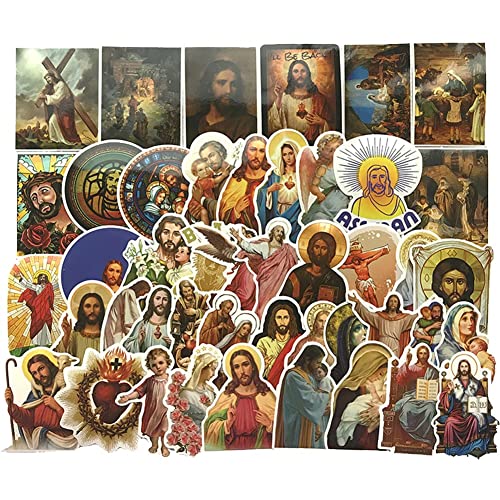 68pcs Jesus Aufkleber Für Koffer Skateboard Laptop Gepäck Kühlschrank Telefonauto Styling DIY -Aufkleber Aufkleber von Lipfer