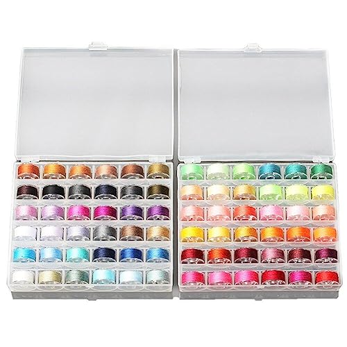 72pcs Sewing Spulbins Box Set Nähmaschine Spul von Lipfer