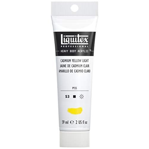 Liquitex 1045152 Professional Heavy Body Acrylfarbe in Künstlerqualität mit ausgezeichneter Lichtechtheit in buttriger Konsistenz, 59ml Tube - Kadmiumrot hell von Liquitex