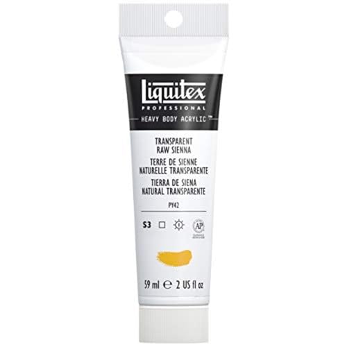 Liquitex 1045332 Professional Heavy Body Acrylfarbe in Künstlerqualität mit ausgezeichneter Lichtechtheit in buttriger Konsistenz, 59ml Tube - Siena Natur transparent von Liquitex