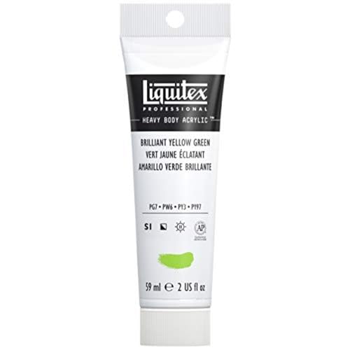 Liquitex 1045840 Professional Heavy Body Acrylfarbe in Künstlerqualität mit ausgezeichneter Lichtechtheit in buttriger Konsistenz, 59ml Tube - Gelbgrün Brillant von Liquitex