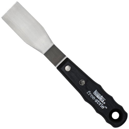 Liquitex 109908 Professional Malmesser mit einer gebürsteten rostfreien Metallklinge für Acrylfarben oder Ölfarben - Malmesser XXL Nr.08 von Liquitex