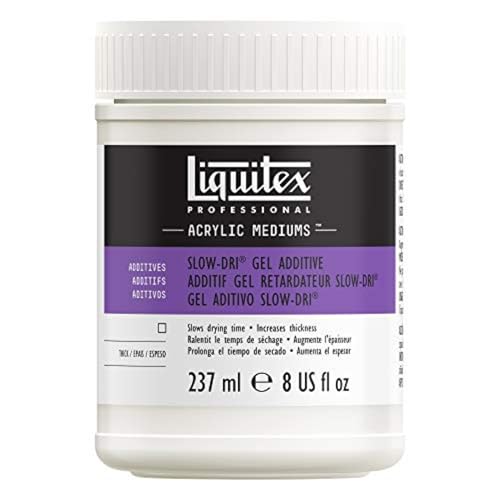 Liquitex 125408 Professional Slow-Dri Gel Trocknungsverzögerer für Acrylfarben, Retarder, Trocknungszeit um ca. 40 % erhöht, Archivqualität - 237ml Topf von Liquitex