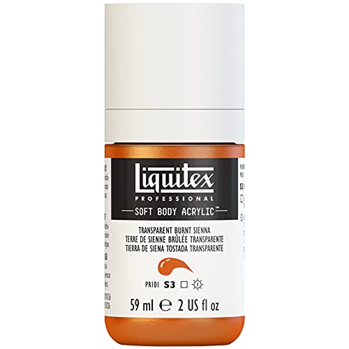 Liquitex 1959129 Professional Acrylfarbe Soft Body - Künstlerfarbe in cremiger deckender Konsistenz, hohe Pigmentierung, lichtecht & alterungsbeständig, 59ml Flasche - Siena Gebrannt Transparent Liquitex 1959129 Professional Acrylfarbe Soft Body - Künstlerfarbe in cremiger deckender Konsistenz, hohe Pigmentierung, lichtecht & alterungsbeständig, 59ml Flasche - Siena Gebrannt Transparent von Liquitex