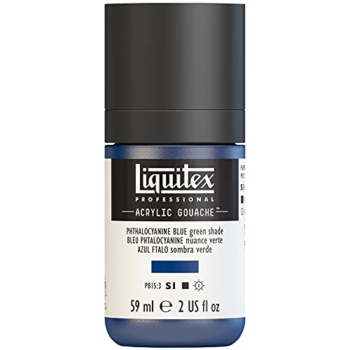 Liquitex Acrylic Gouach - 59ml - Phthaloblau (Grünton) von Liquitex