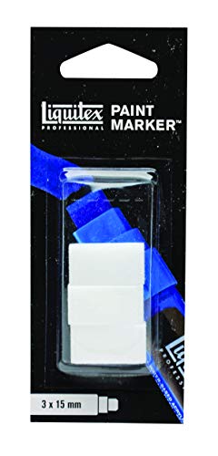 Liquitex 4690003 Professional Paint Acrylfarben Marker, Künstlerpigmente zum Zeichen, Malen auf Papier, Leinwand, Textilien, breite Spitze - 3 Marker Set von Liquitex