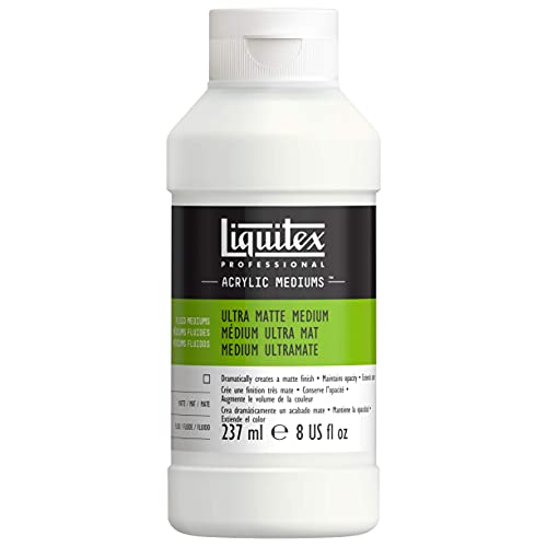 Liquitex 5608 Professional Ultra Medium für Acrylfarben,erhält die Opazität streckt die Farbe bis auf die doppelte Menge, Acryl, Transparent matt, 237ml-Ultra, 237 von Liquitex