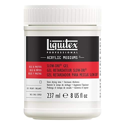 Liquitex 7208 Professional Slow-Dri Farbmischmedium, Trocknungsverzögerer für Acrylfarben, Retarder für Nass-in-Nass Technik - 237ml Topf von Liquitex