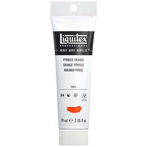 Liquitex Professional Heavy Body Acrylfarbe, Acryl in Künstlerqualität, 59ml Tube - Pyrrolorange von Liquitex