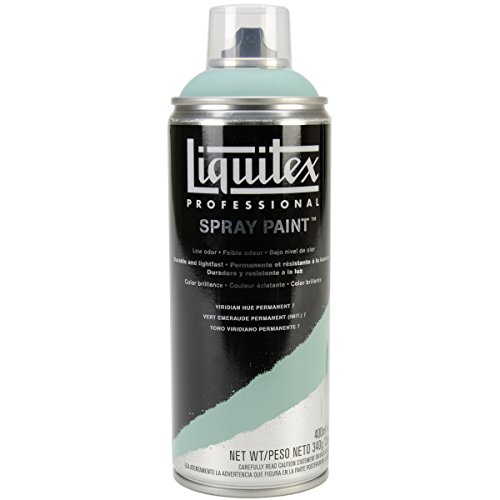 Liquitex Professional Spray Paint - Acrylfarbe, Farbspray auf Wasserbasis, lichtecht, Viridian Permanent Imit. Nr. 7, 400ml Acrylspray von Liquitex