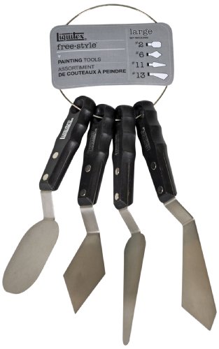 Liquitex Professionelles Freestyle-Messer-Set, groß, 4-teilig von Liquitex