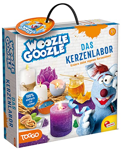 Lisciani - WOOZLE GOOZLE Das Kerzenlabor - Kerzenherstellungsset - Für Kinder ab 8 Jahren - Erstellen Sie Ihre Eigenen Kerzen mit Natürlichen Produkten von Lisciani