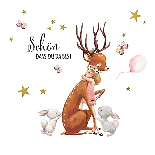 Little Deco Wandtattoo Tiere & Spruch Kinderzimmer Wandsticker Wanddeko DL211-11 von Little Deco