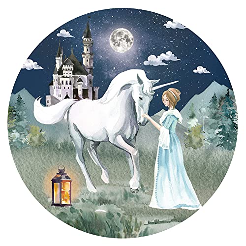 Little Deco Wandtattoo Wandsticker Kinderzimmer Tiere Einhorn Wandsticker Baby Wanddeko Spielzimmer Wandaufkleber Schlafzimmer Wandbild Mädchen Tapete DL638-2-M von Little Deco