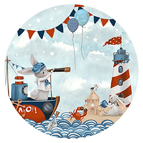 Little Deco Wandtattoo Wandsticker Kinderzimmer Wandaufkleber Tiere Schiff Meer Pirat Wanddeko Spielzimmer Schlafzimmer Junge Mädchen Baby selbstklebend DL606-9 von Little Deco