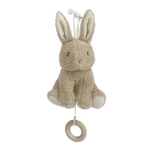 Little Dutch 8856 Spieluhr Hase - Baby Bunny - Newborn Naturals beige von Little Dutch