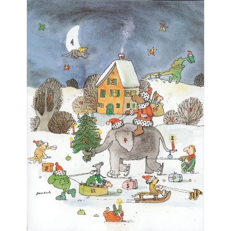 Adventskalender - Janoschs Adventskalender "Elefant" von LittleTiger Verlag