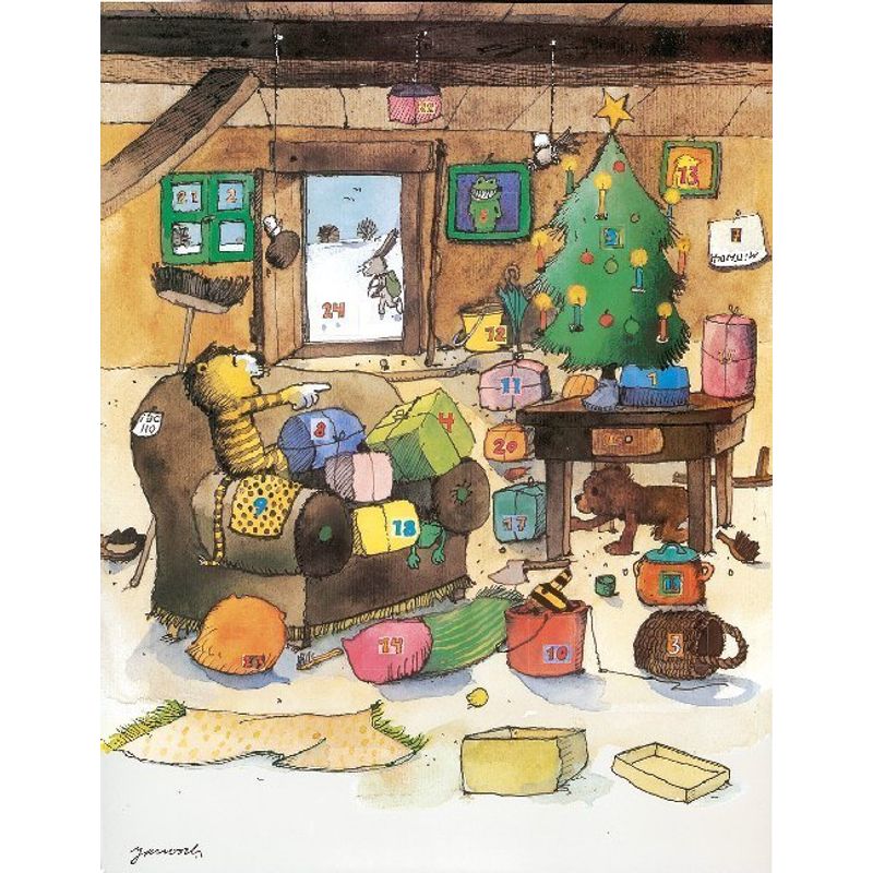 Adventskalender Weihnachtszimmer von LittleTiger Verlag