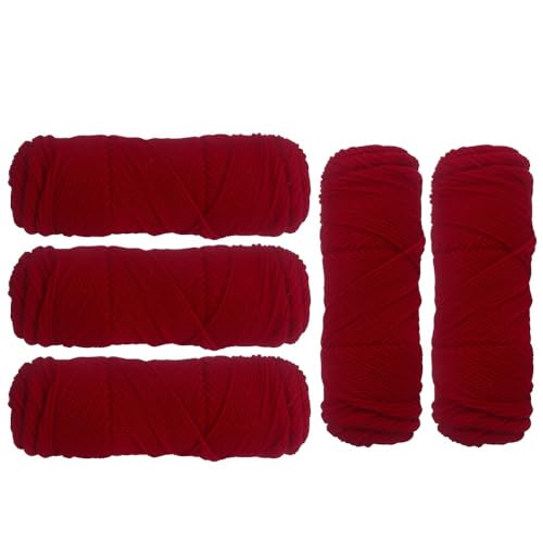 5 Stück Zubehör For Strickmaschinen Oder Handstricken – Kompatibel Mit Mützen, Schals Usw.(Rot) von LiuliuBull