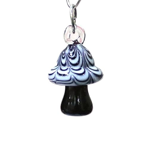 LiuliuBull Süßer Mini-Pilz-Charm-Anhänger – Glasperlen-Ornament for selbstgemachten Schmuck, Ohrringe, Halsketten, Armbänder, Schlüsselanhänger(G258) von LiuliuBull