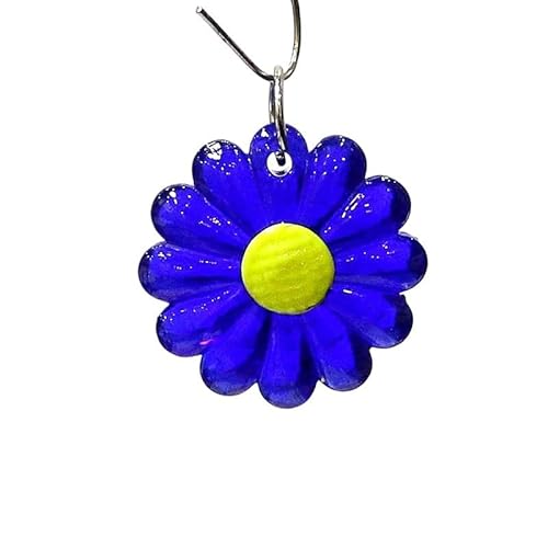 LiuliuBull Wunderschöner Gänseblümchen-Charm-Anhänger – Mini-Sonnenblumen-Glasperle for die Herstellung von DIY-Schmuck, Halsketten und Armbändern.(G307) von LiuliuBull