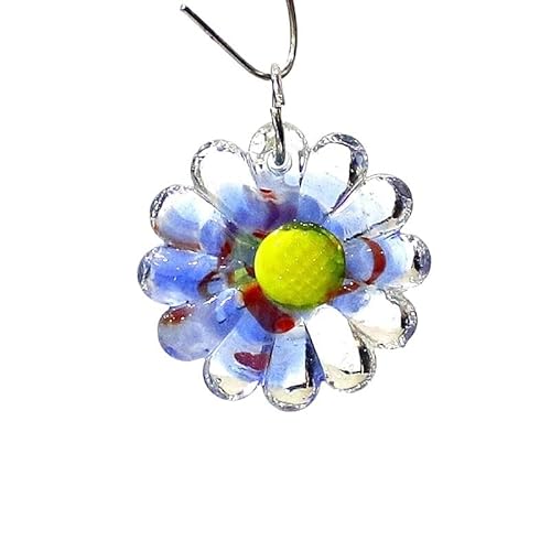 LiuliuBull Wunderschöner Gänseblümchen-Charm-Anhänger – Mini-Sonnenblumen-Glasperle for die Herstellung von DIY-Schmuck, Halsketten und Armbändern.(G316) von LiuliuBull