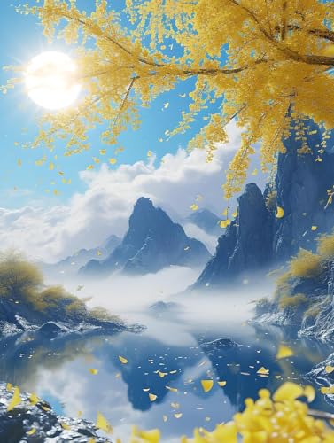 Diamond Painting Sonne Landschaft Diamant Painting Bilder 5D Diamond Kunst Malerei Kristall Kunst Basteln Set, Geeignet Erwachsene Kinder Entspannung, für Geschenk Zuhause Wanddekoration 45x60cm b-918 Diamond Painting Sonne Landschaft Diamant Painting Bilder 5D Diamond Kunst Malerei Kristall Kunst Basteln Set, Geeignet Erwachsene Kinder Entspannung, für Geschenk Zuhause Wanddekoration 45x60cm b-918 von Liutuedy