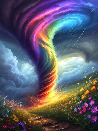 Malen Nach Zahlen Erwachsene Tornado Malen Nach Zahlen Blume, Hand Painted Oil Painting Canvas Kits Brushes-Acrylic Paints, Paint by Numbers Bastelset Erwachsene, Geschenke für Frauen 40x50cm Q1-11 Malen Nach Zahlen Erwachsene Tornado Malen Nach Zahlen Blume, Hand Painted Oil Painting Canvas Kits Brushes-Acrylic Paints, Paint by Numbers Bastelset Erwachsene, Geschenke für Frauen 40x50cm Q1-11 von Liuzhbnn