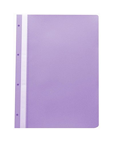 10 Ablage-Schnellhefter / Archiv-Hefter mit Lochung zum Abheften /Farbe: violett von Livepac-Office