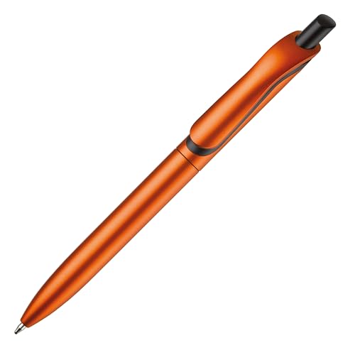 10 Kugelschreiber "Click-Shadow" / Farbe: metallic orange von Livepac-Office