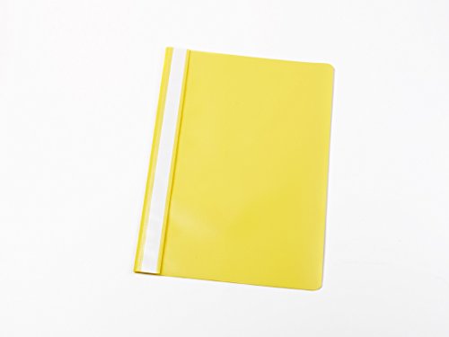 10 Schnellhefter DIN A4 / PP / Farbe: gelb von Livepac-Office