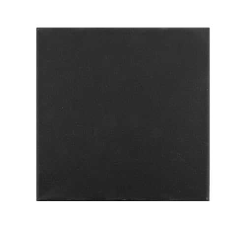 3x Leinwand / bespannter Keilrahmen / Größe: 20x20cm / Farbe: schwarz von Livepac-Office