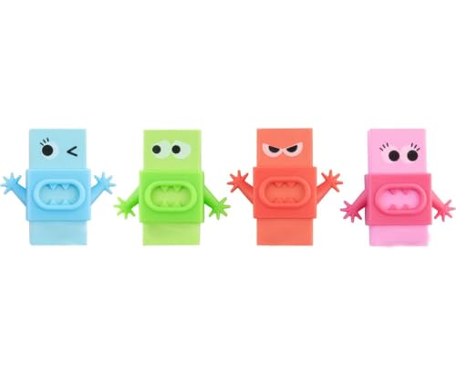 4 Radiergummis / Radierer / "Monster" 4 Radiergummis / Radierer / "Monster" von Livepac-Office