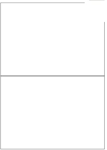 50 Etiketten / 25 Blatt DIN A4 / Größe: 210x148,2 50 Etiketten / 25 Blatt DIN A4 / Größe: 210x148,2 von Livepac-Office