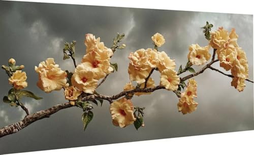 Diamond Painting Zweige Diamant Painting Bilder Blume Diamond Painting Erwachsene, DIY Diamant Kunst Malerei Stickerei Set Kreuzstich Bilder für Wand Home Decor Kunsthandwerk Geschenke 30x60cm LX-307 von Lixfagng