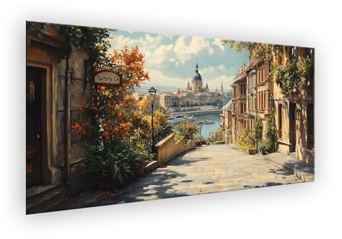Malen Nach Zahlen Erwachsene Landschaft, Malen Nach Zahlen Kleine Stadt Paint by Numbers DIY Handgemalt Ölgemälde Mit Pinseln und Acrylfarbe Knitterfreie Leinwand Kit für Wanddeko 50x100cm XD-567 Malen Nach Zahlen Erwachsene Landschaft, Malen Nach Zahlen Kleine Stadt Paint by Numbers DIY Handgemalt Ölgemälde Mit Pinseln und Acrylfarbe Knitterfreie Leinwand Kit für Wanddeko 50x100cm XD-567 von Lixfagng