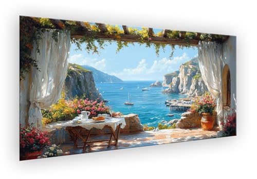 Malen Nach Zahlen Erwachsene Landschaft, Malen Nach Zahlen Meer Paint by Numbers DIY Handgemalt Ölgemälde Kit Mit Pinseln und Acrylfarbe Knitterfreie Leinwand Kit Geschenk für Wanddeko 90x180cm XD-405 Malen Nach Zahlen Erwachsene Landschaft, Malen Nach Zahlen Meer Paint by Numbers DIY Handgemalt Ölgemälde Kit Mit Pinseln und Acrylfarbe Knitterfreie Leinwand Kit Geschenk für Wanddeko 90x180cm XD-405 von Lixfagng