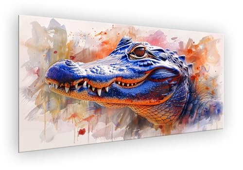 Malen Nach Zahlen Erwachsene Tier, Malen Nach Zahlen Krokodil Paint by Numbers DIY Handgemalt Ölgemälde Kit Mit Pinseln und Acrylfarbe Knitterfreie Leinwand Kit Geschenk für Wanddeko 90x180cm XD-221 Malen Nach Zahlen Erwachsene Tier, Malen Nach Zahlen Krokodil Paint by Numbers DIY Handgemalt Ölgemälde Kit Mit Pinseln und Acrylfarbe Knitterfreie Leinwand Kit Geschenk für Wanddeko 90x180cm XD-221 von Lixfagng