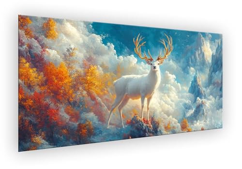 Malen Nach Zahlen Erwachsene Tier, Malen Nach Zahlen Wolke Paint by Numbers DIY Handgemalt Ölgemälde Kit Mit 3 - Pinseln und Acrylfarbe Knitterfreie Leinwand Kit Geschenk für Wanddeko 25x50cm XD-585 Malen Nach Zahlen Erwachsene Tier, Malen Nach Zahlen Wolke Paint by Numbers DIY Handgemalt Ölgemälde Kit Mit 3 - Pinseln und Acrylfarbe Knitterfreie Leinwand Kit Geschenk für Wanddeko 25x50cm XD-585 von Lixfagng