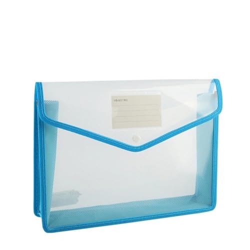 Lizhuzhuzs28 klemmbrettmappe Tragbare Aktentasche im A4-Format, Aktentasche, Handtasche, Datei-Organizer, Ordner, Papierdokument-Aufbewahrungstasche, große Büro-Organizer Klemmbrett-Mappe(Blue) von Lizhuzhuzs28