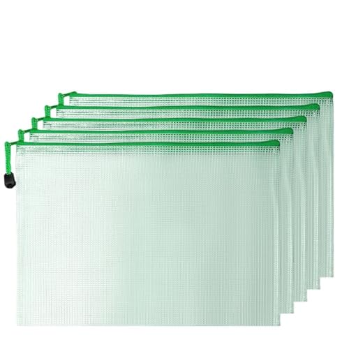 klemmbrettmappe Organizer-Ordner, PVC-Beutel, Papieraufbewahrung, Büro-Organisatoren, Dokument, Schreibwaren, Aufbewahrungsordner, Dateiordner, Reißverschluss-Datei Klemmbrett-Mappe(Green) von Lizhuzhuzs28