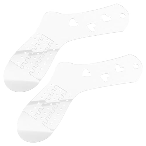 Lnfxkvva Verstellbare Socken-Vorlage aus Acryl, gewebte Socken, Vorlage, Strumpf, Display-Form zum Stricken, 2 Stück von Lnfxkvva
