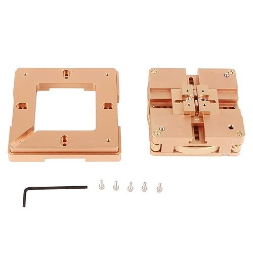 LOCADENCE Reballing Station, Aluminiumlegierung Reballing Station Auto Solder Rework Kit Lötstation Tischanlage Lötstation mit Schrauben Sechskantschlüssel von Locadence