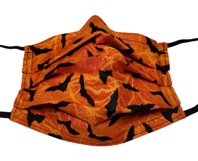 Fledermausschwarm Maske Verstellbar Wiederverwendbare Gesichtsmaske Mit Nasennadel Draht Und Filterfach 100% Baumwolle Doppellagig von LochNessLocker