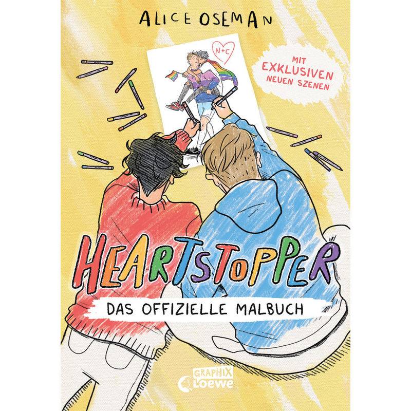 Heartstopper - Das Offizielle Malbuch - Alice Oseman, Kartoniert (TB) von Loewe Verlag