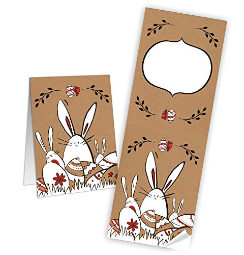 Logbuch-Verlag 10 Ostern Namensaufkleber Sticker für Namen als Geschenkaufkleber 7,2 x 21 cm Osteraufkleber lang für Namen von Logbuch-Verlag