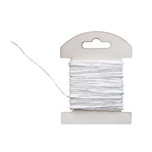 Logbuch-Verlag JUTE Band Bastelband Juteband Kordel Schnur 10m 2 mm WEISS von Logbuch-Verlag